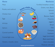 List Of Iron Rich Foods For Anemia Infoupdate