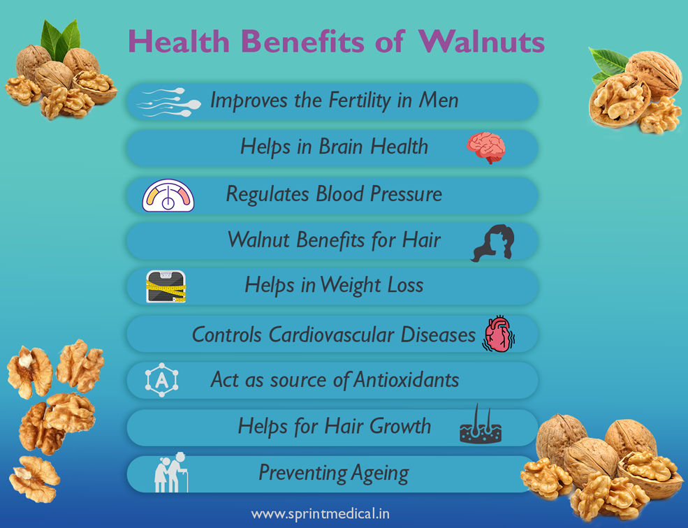 Walnuts For Skin and Hair Benefits Side Effects Nutritional Facts and  How to Consume  Be Beautiful India