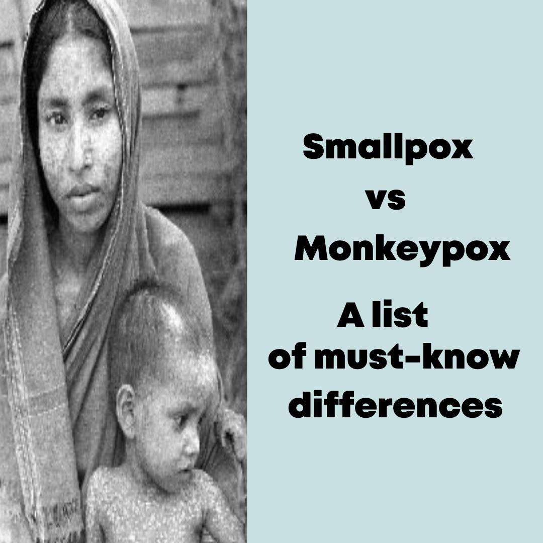 Smallpox vs Monkeypox A list of must-know differences