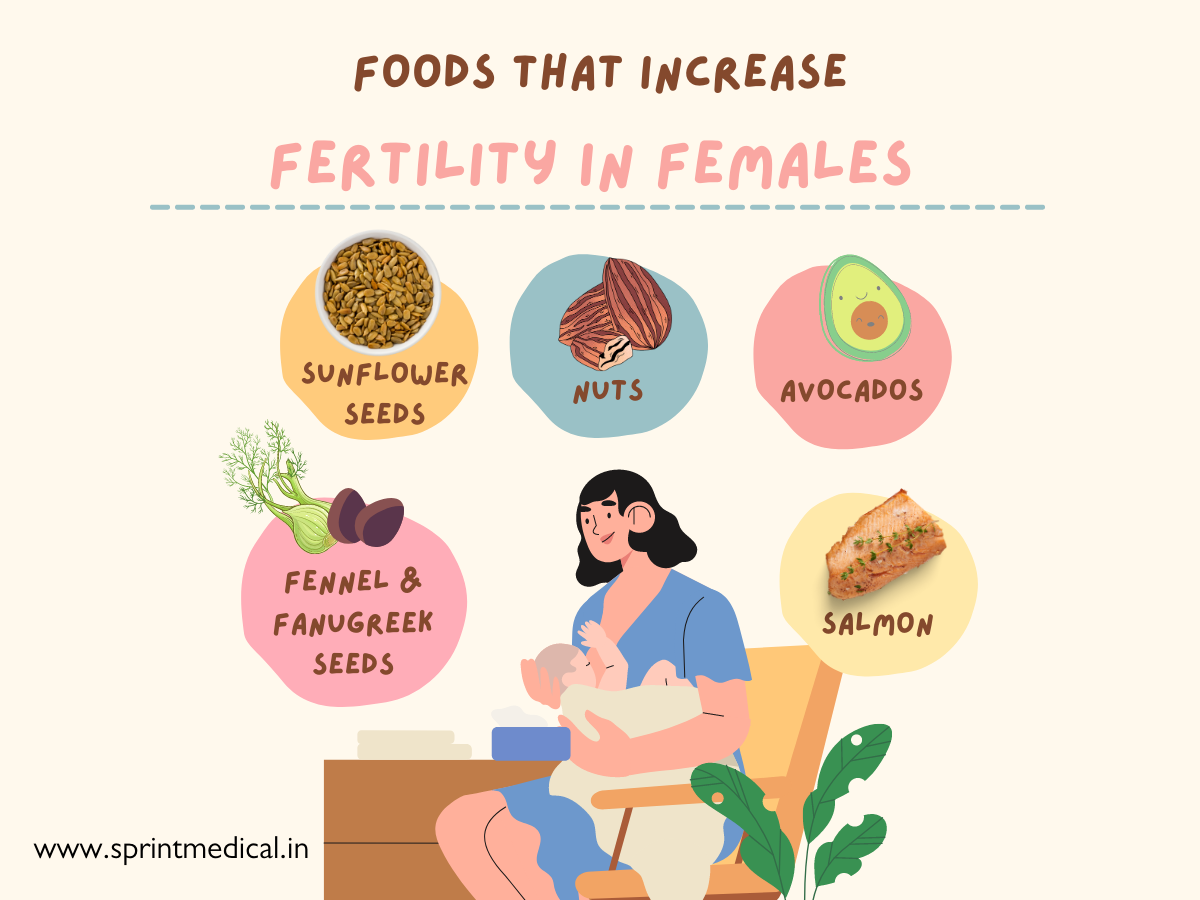 Foods that increase fertility in females