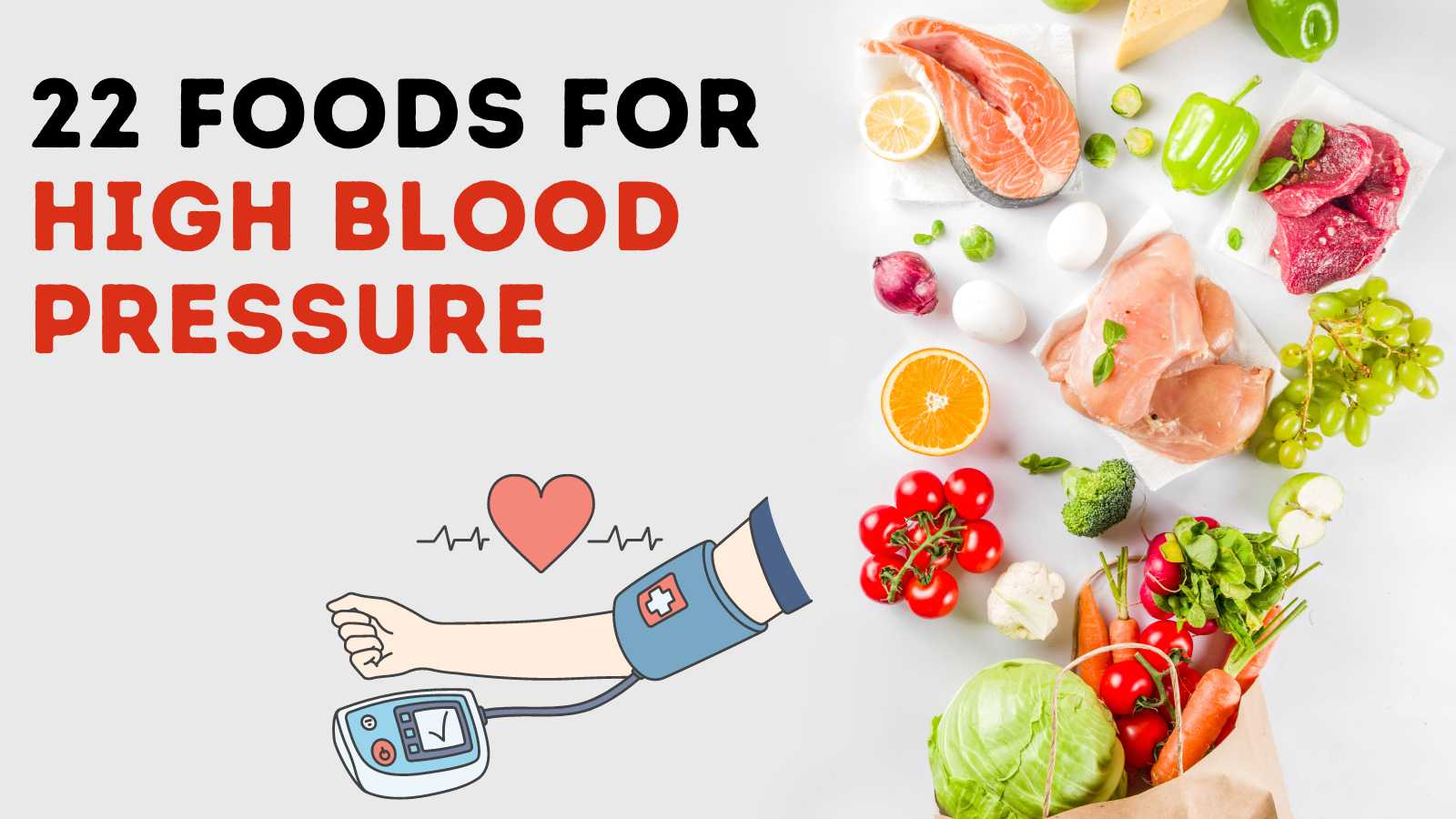22 Foods for high blood pressure