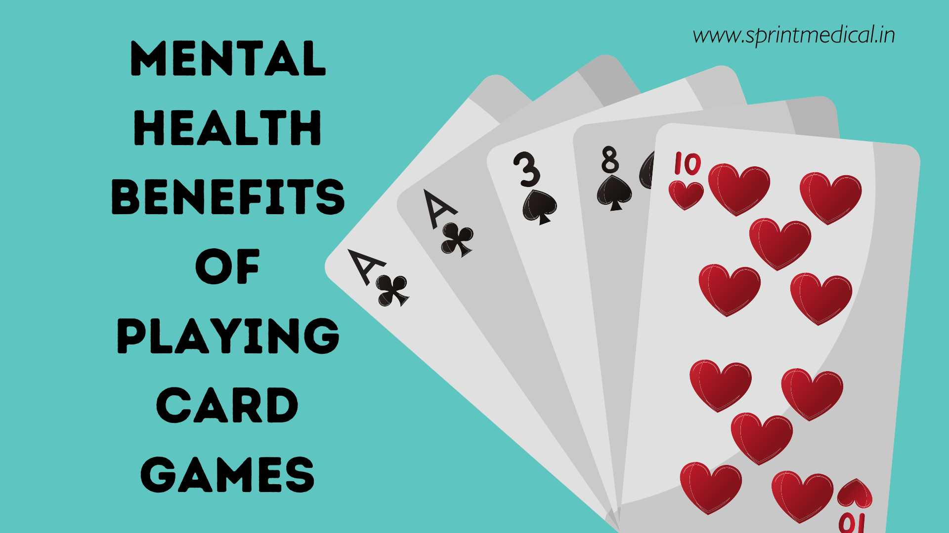 Mental health benefits of playing card games