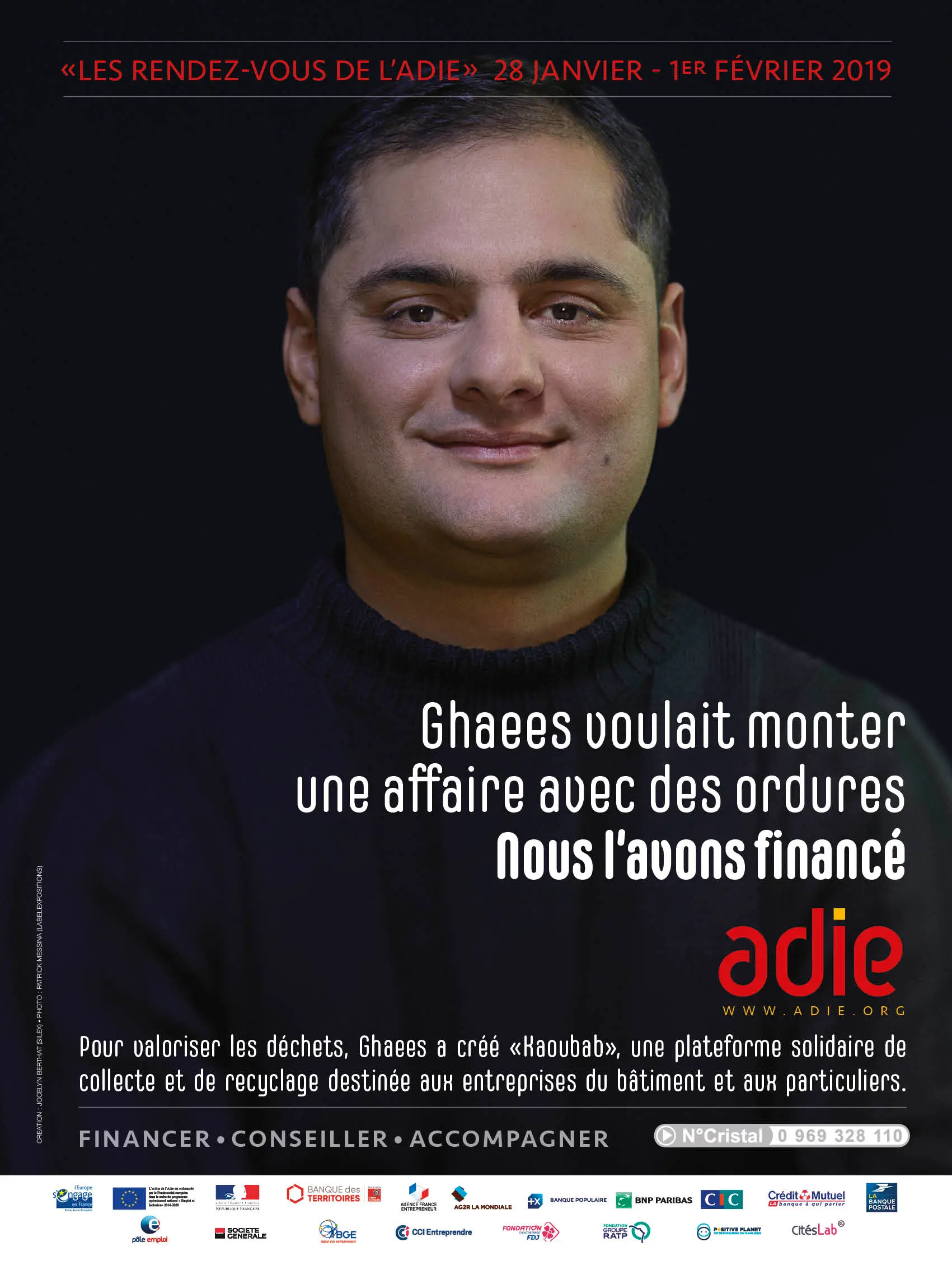Affiche Ghaees de notre campagne contre le gâchis des talents