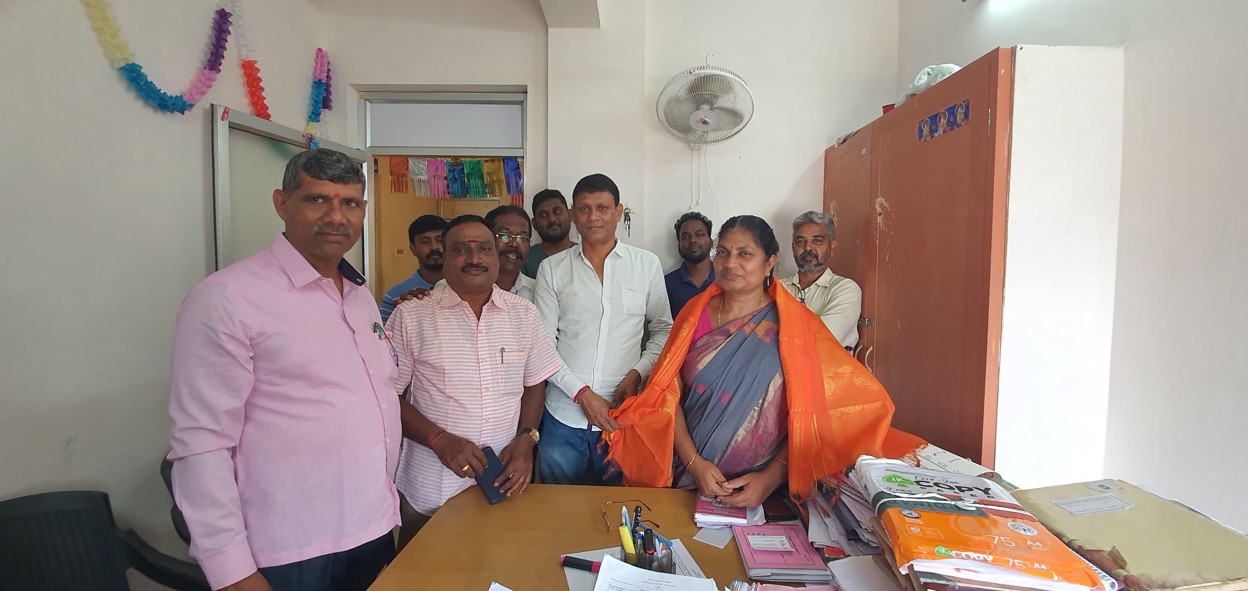 Met our AE madam at her office