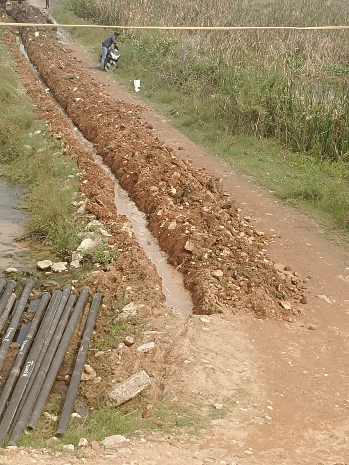 Pipe layout in our street