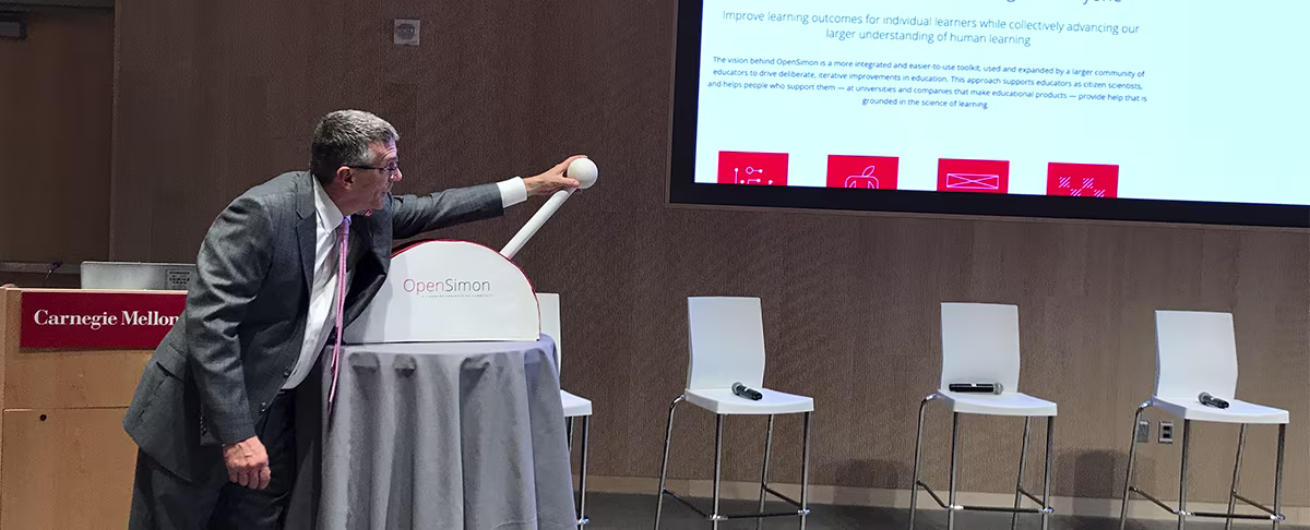 With Flip of a Giant Ceremonial Switch, CMU Starts Effort to Energize ‘Learning Engineering’