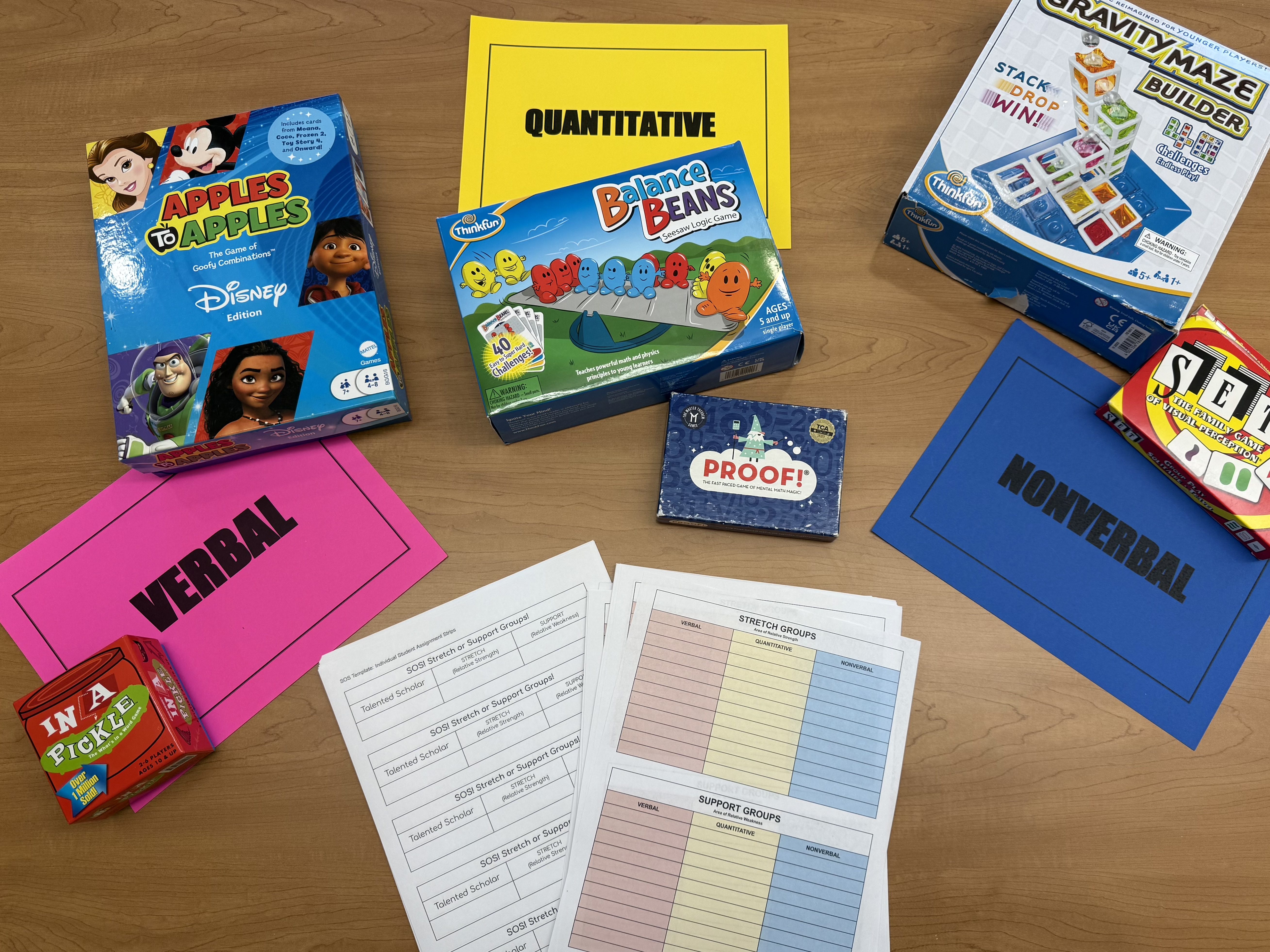 The Stretch or Support games in Uptegrove’s third grade classroom help children grow or reinforce their skills.