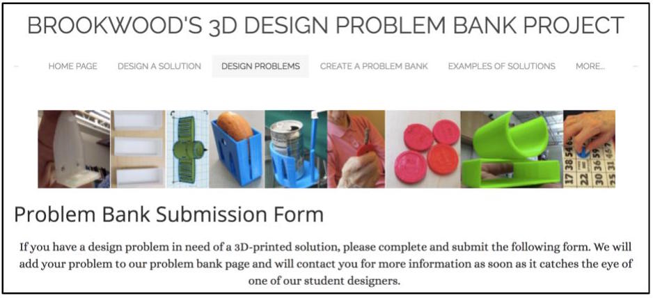 Brookwood School's online Problem Bank