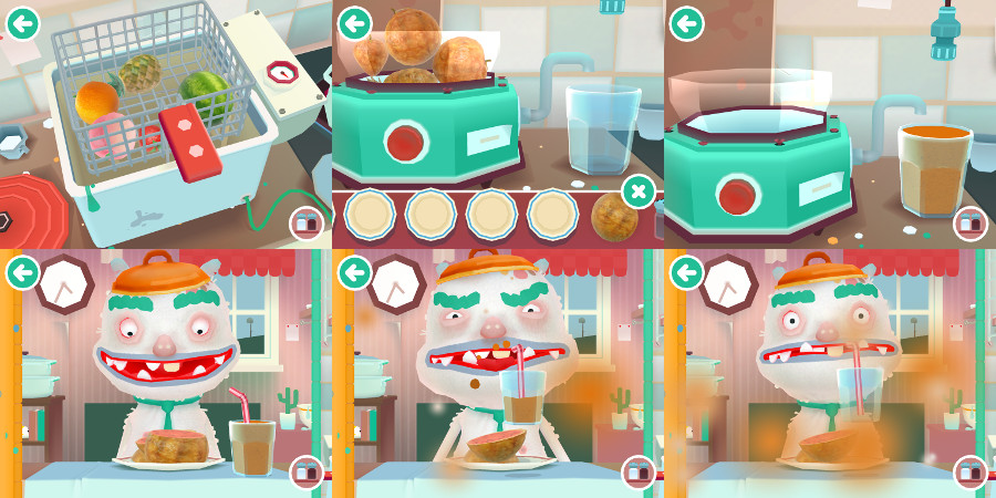 Mr. Monster doesn't care for my deep fried smoothie.
