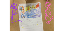 Student work captured on Seesaw, Image Credit: Nikki Schafer