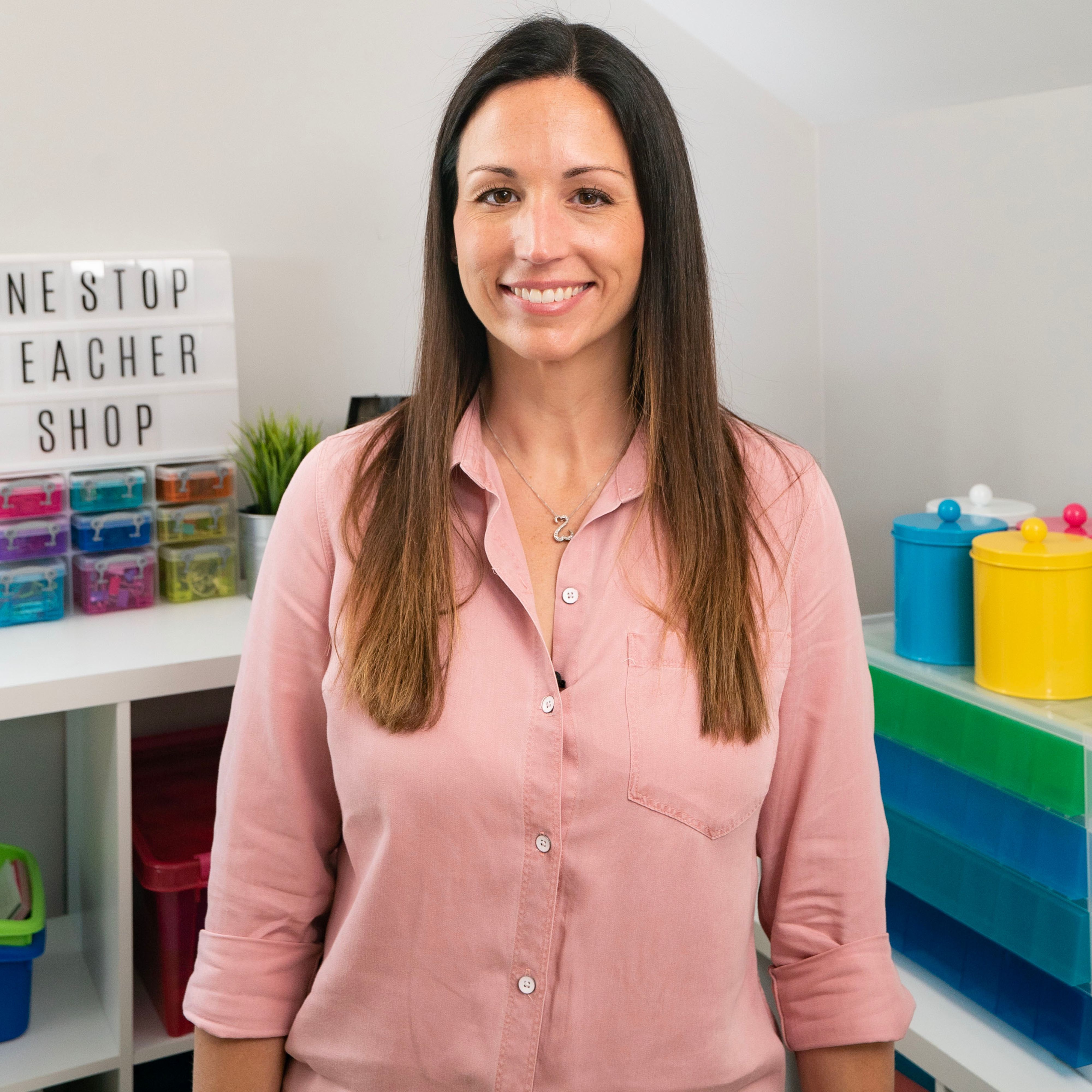 Kristin Rivera of TPT's “ One Stop Teacher Shop .” (Courtesy of Rivera)