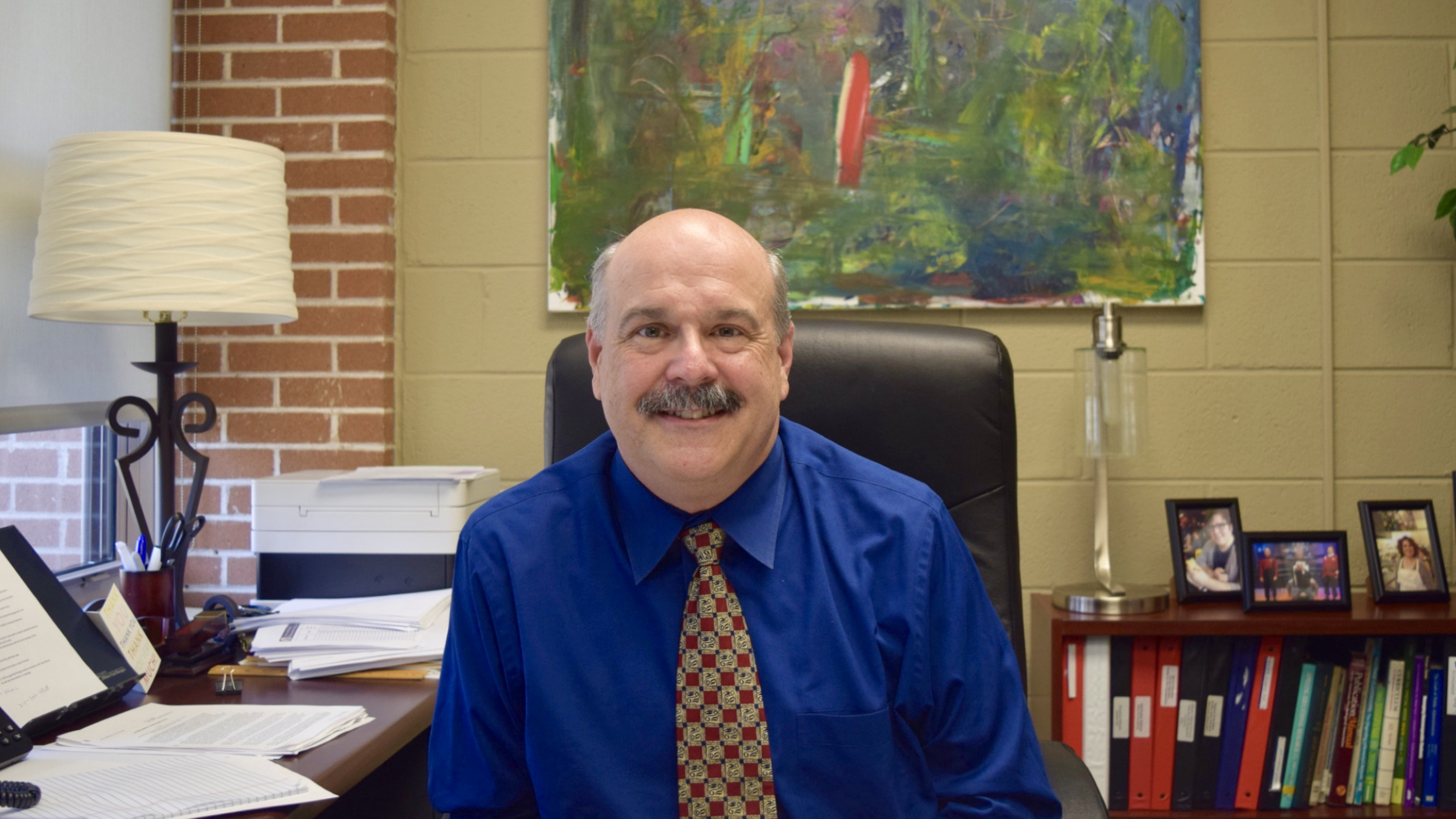 Ron Hall, executive director of Valley Day, introduced the Sanctuary Model and other trauma-informed practices after joining the school eight years ago. (Emily Tate / EdSurge)