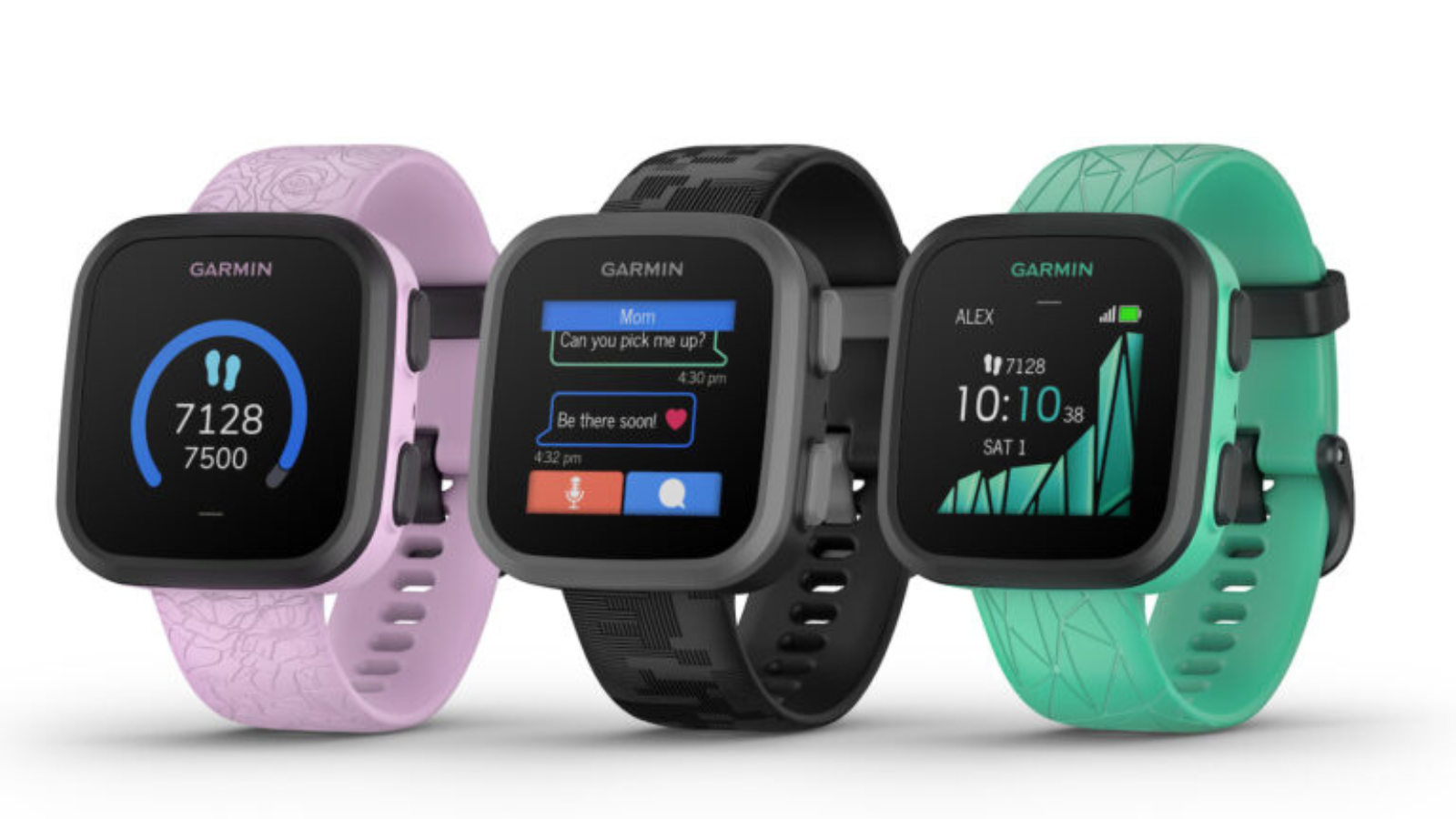 Garmin makes a smartwatch for kids called Bounce. "Let kids be kids," an online promotion for the device says. "Save the smartphone, and let them explore the world with the Bounce kids smartwatch." Photo courtesy of Garmin.