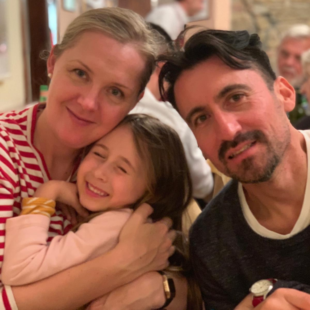 Annie Talley Ochoa, left, with her 9-year-old daughter and husband. Photo courtesy of Talley Ochoa.