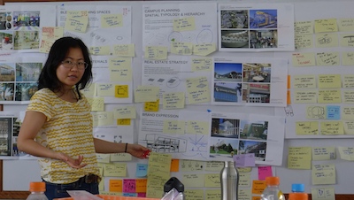 IDEO designer sharing designs for facilities (IDEO)