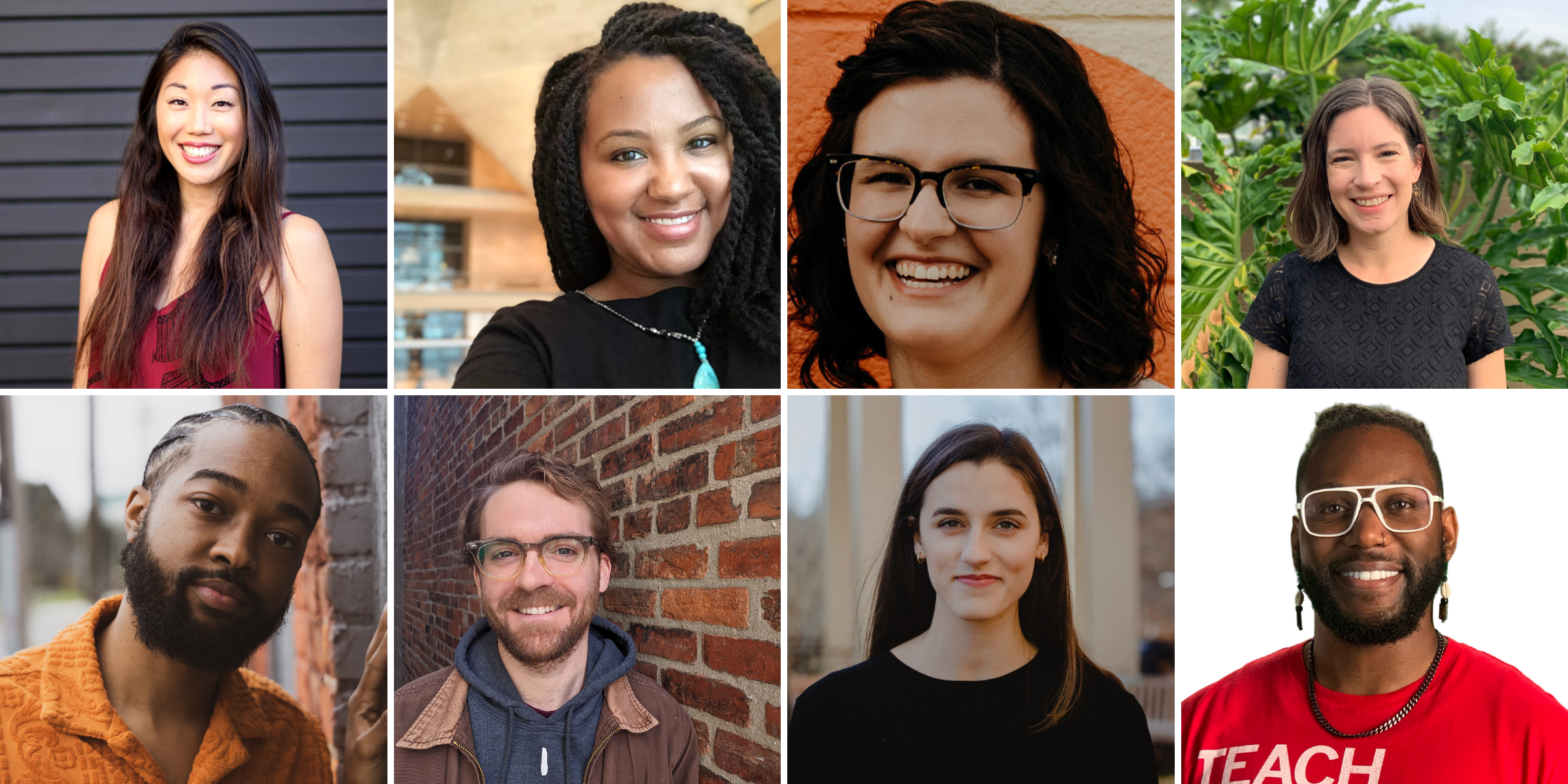Top left to right: Whitney Aragaki, Katerra Billy, Isabel Bozada-Jones, Alice Domínguez