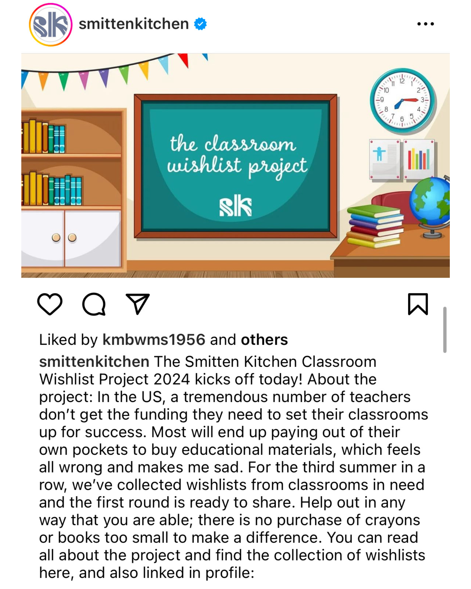 Classroom Wishlist Project