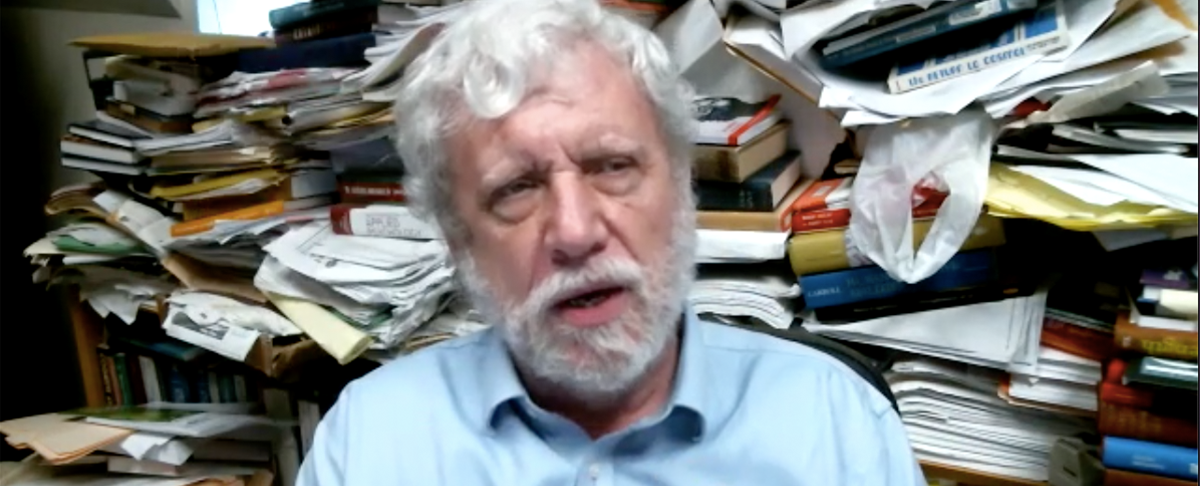 Captured in a frame from a Zoom interview with the writer of this article is Anders Ericsson, whose research helped establish the so-called “10,000-hour rule.”