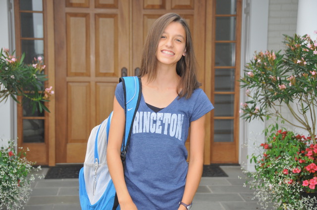 Me on my first day of 7th grade, age 12