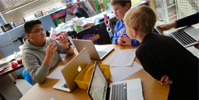 Students collaborating kindly, on and offline