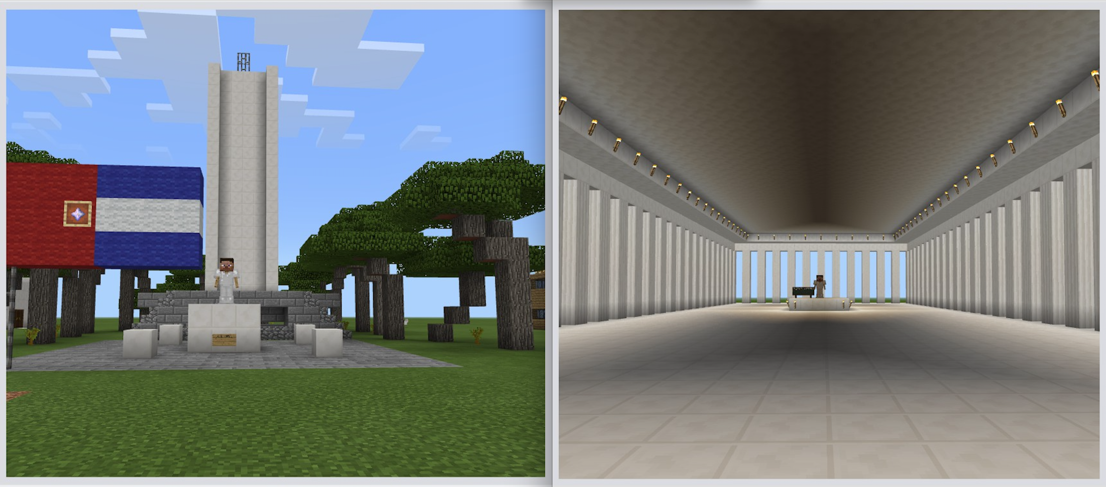 Student projects created with Minecraft. Source: RCPS.