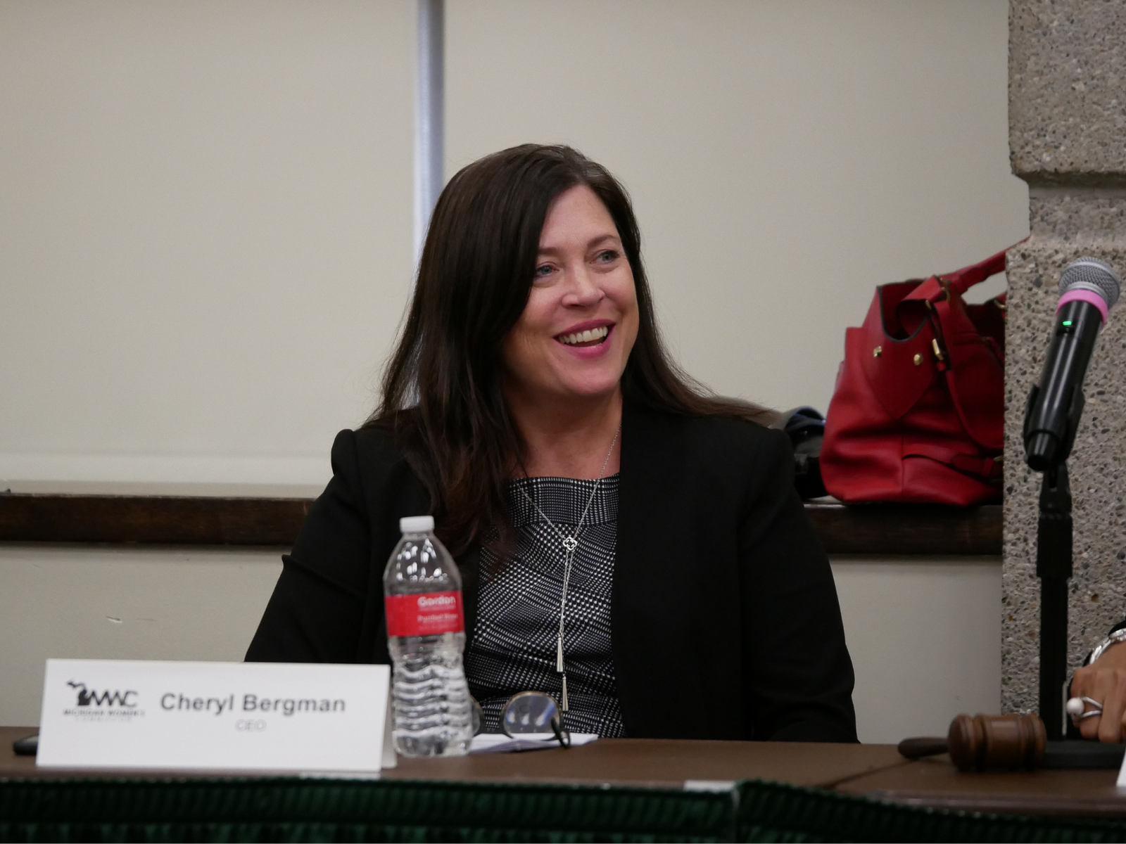 Cheryl Bergman of the Michigan Women's Commission. Photo by Liz Bell for EducationNC.