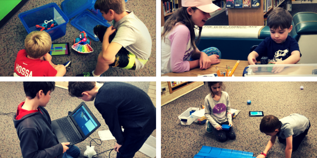 Roosevelt Elementary students collaborating in the tech lab, Image Credit: Roosevelt Elementary School