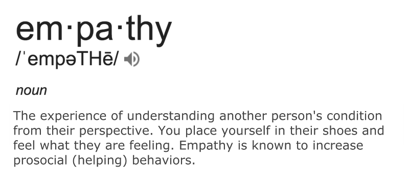 Definition source: Psychology Today