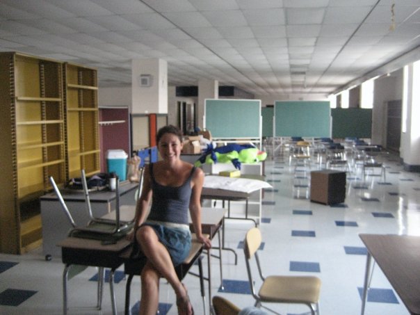 Getting my room ready for the first day of school