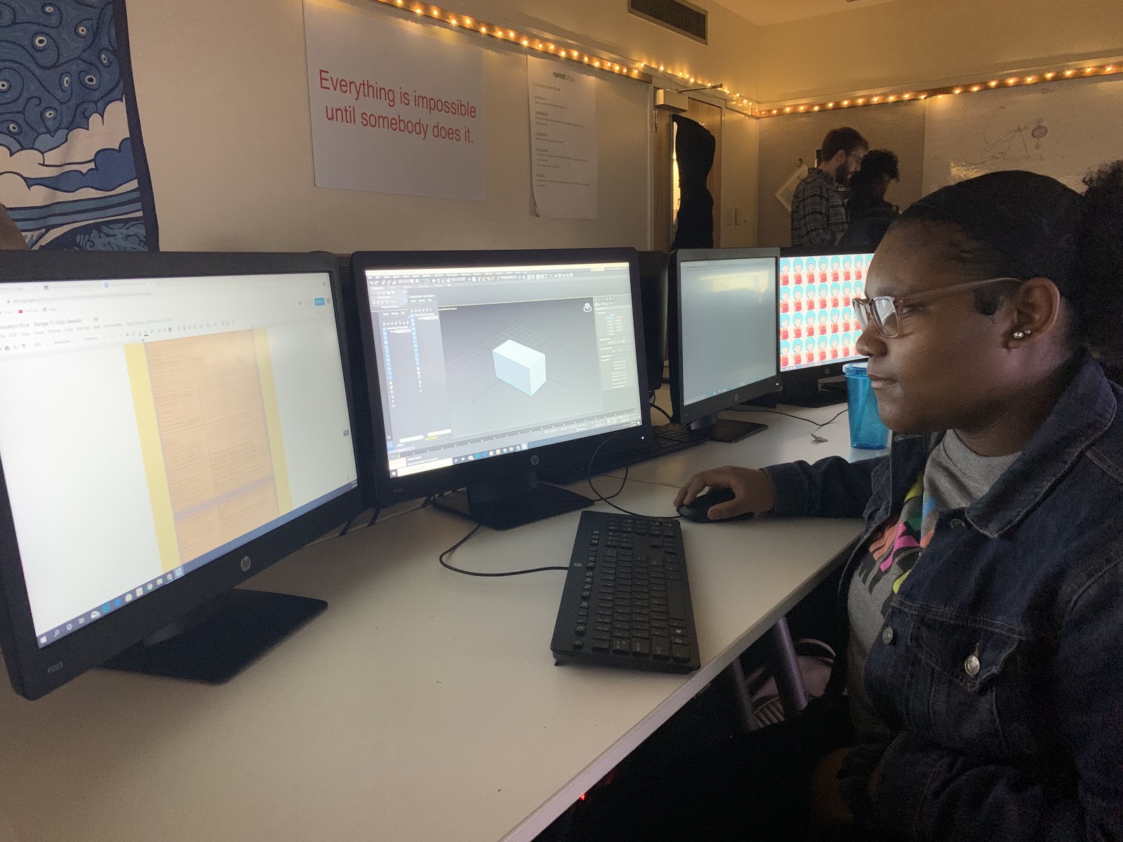 Prior to the their building's closure due to COVID-19, students worked towards certifications in programs like AutoCAD. Students were able to continue their work and earn certifications remotely. (Photo credit: Jin-Soo Huh)