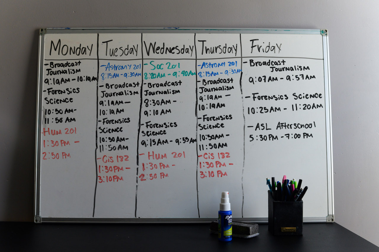 Freddy's whiteboard