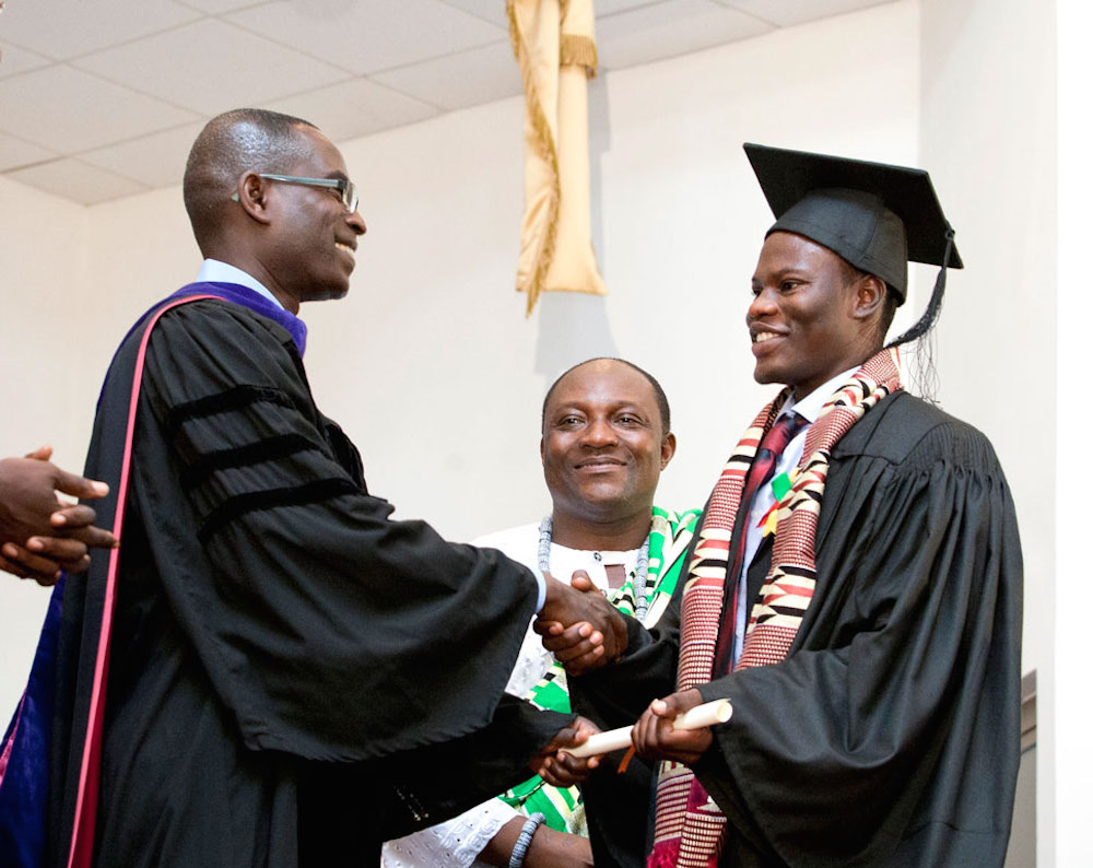 Ashesi graduation ceremony
