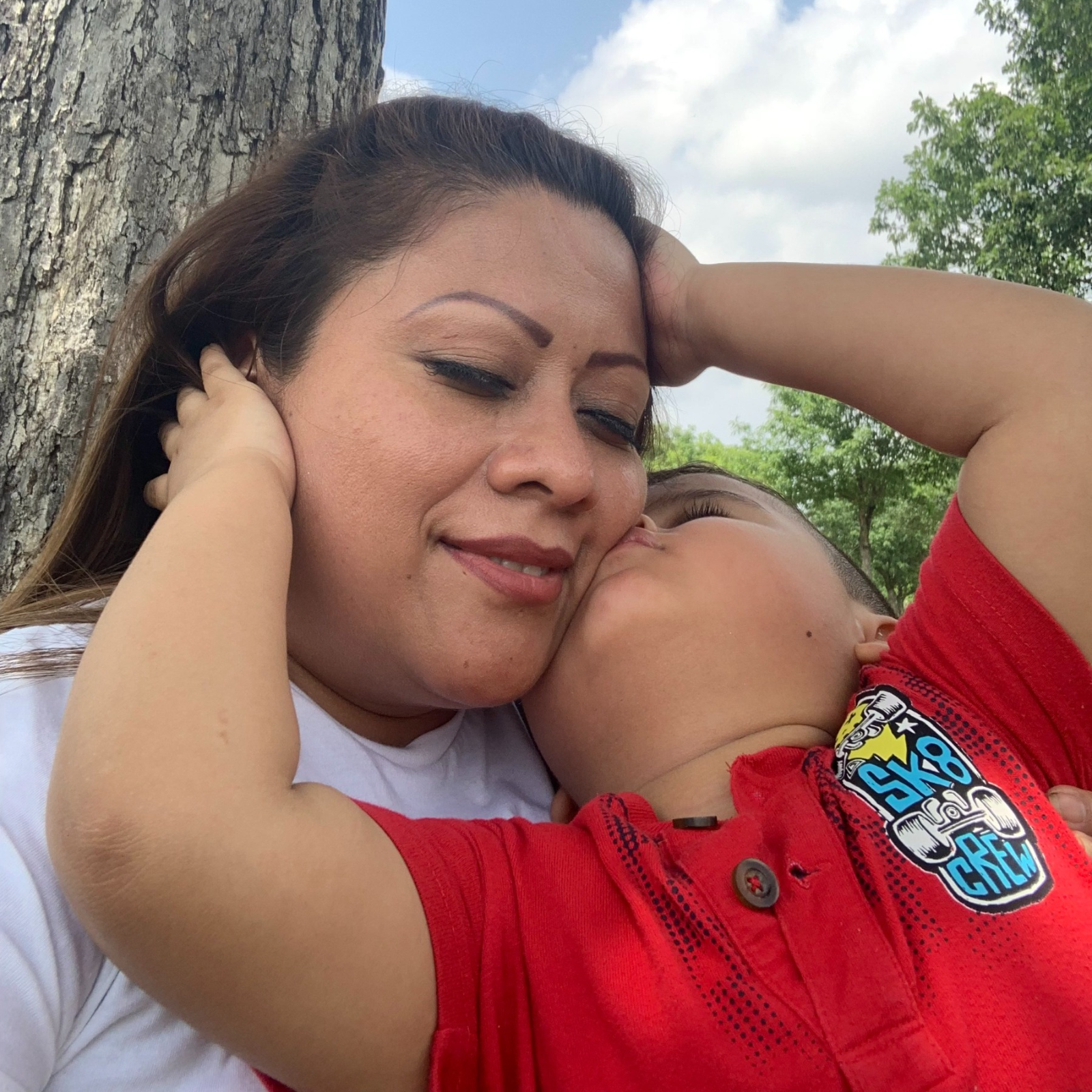 Gisela Sance and her son. Photo courtesy of Sance.
