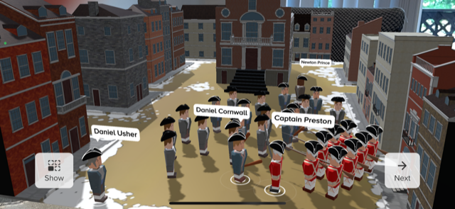 McGraw Hill AR activity for the Boston Massacre