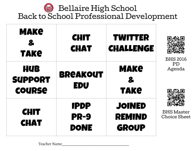 This Tic-Tac-Toe board allows for teacher learning and autonomy