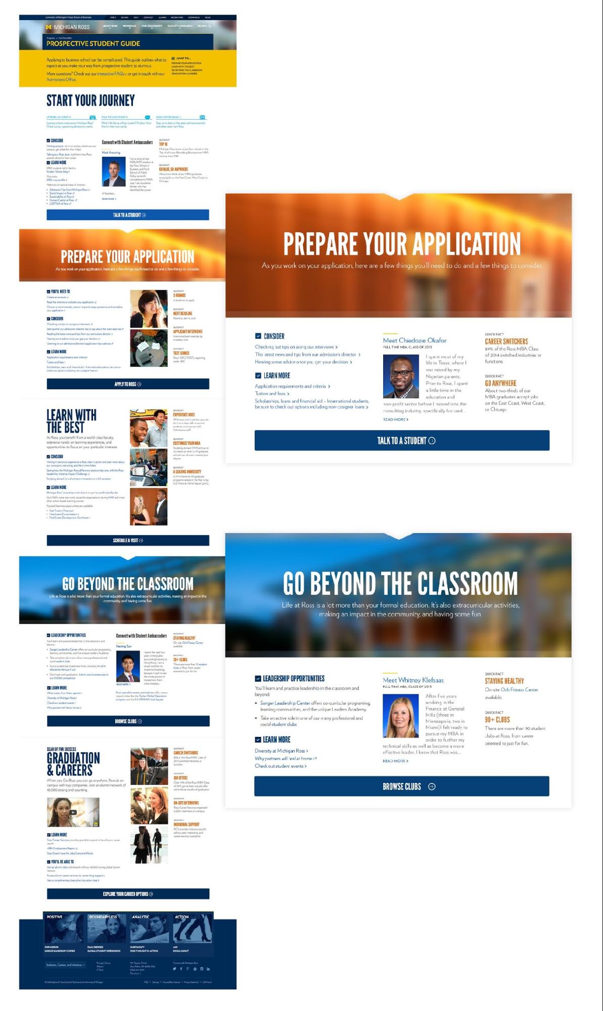 University of Michigan Ross School of Business Prospective Student Guide. Source: Ralph Lucci