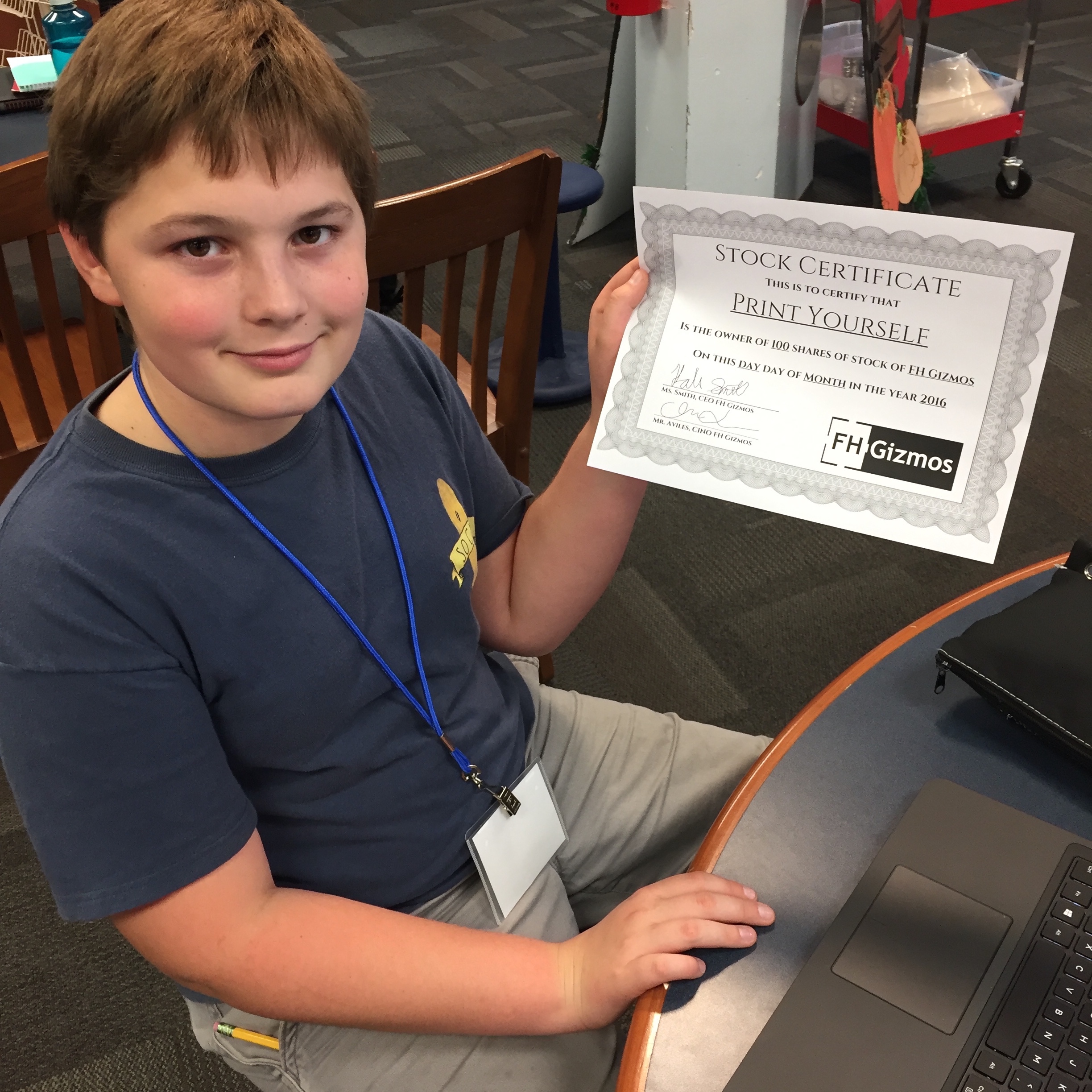 Middle school employee