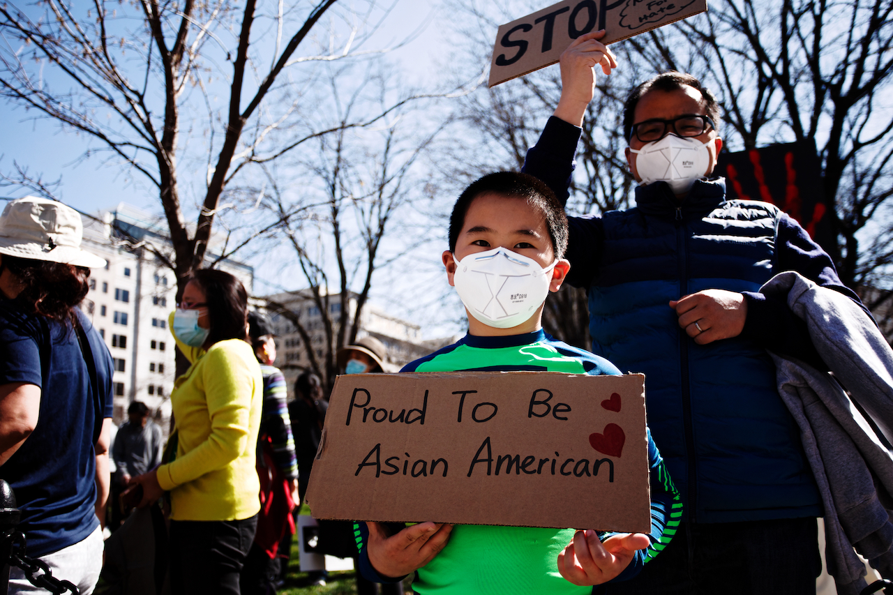 A rally in Washington, D.C., on March 21, 2021. Photo by Johnny Silvercloud / Shutterstock.