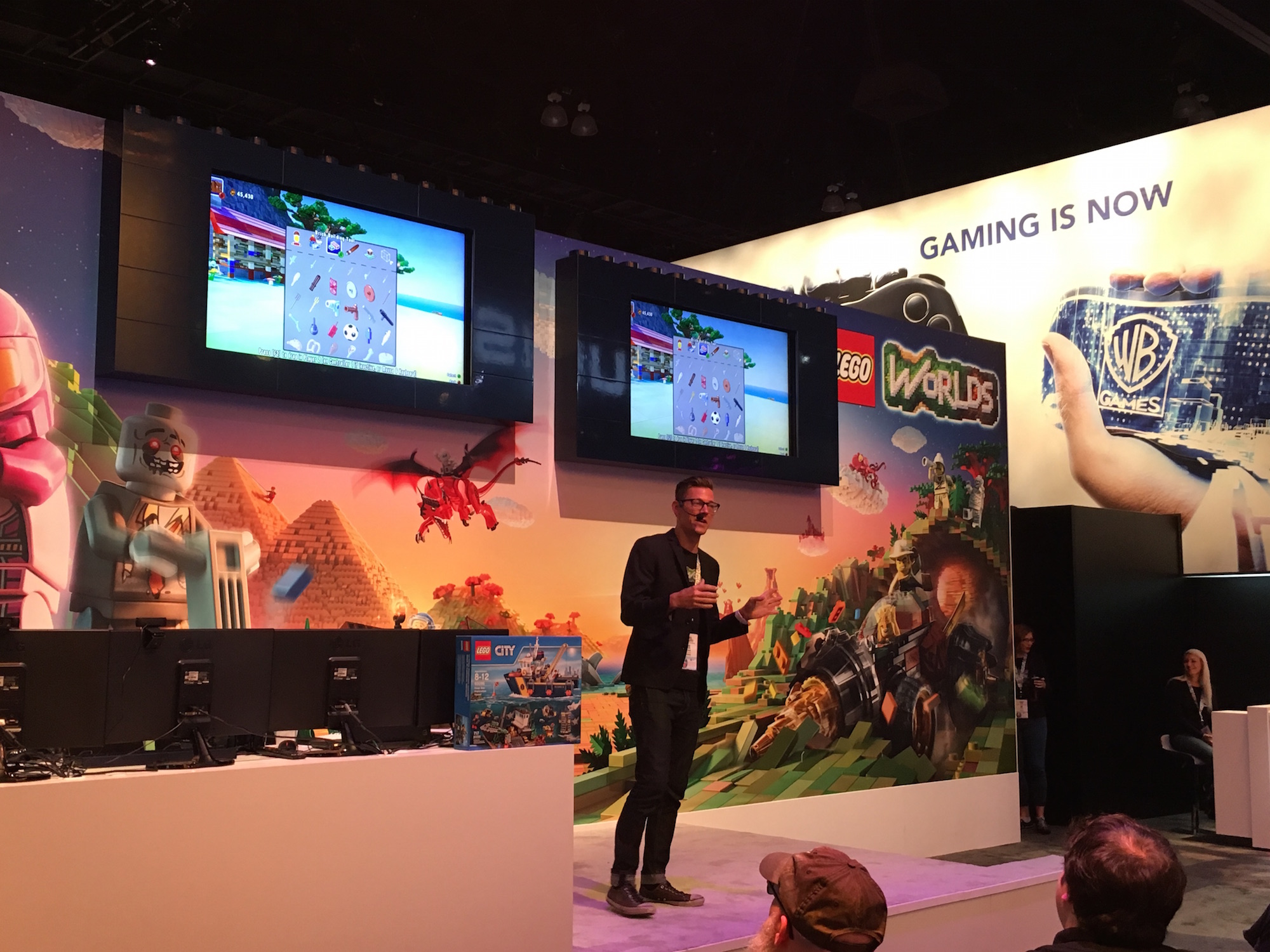 LEGO Worlds at E3. Photo by Blake Montgomery