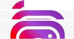 As part of a competitive game, students in Carlo Diy’s marketing classes team up to earn points based on how quickly they can guess a brand logo—such as this one for Instagram—when only a portion is revealed.