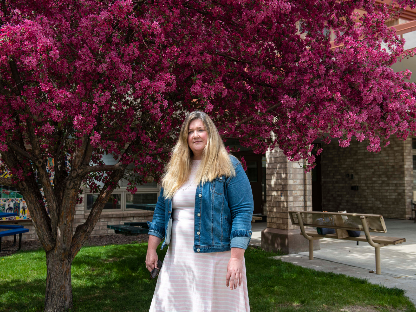 Eagle County School District teacher Carrie Rodgers is among the educators who have faced repeated challenges finding adequate, affordable housing. Photo by Kelsey Brunner for EdSurge.
