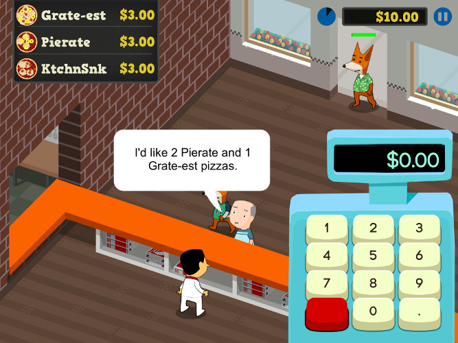 Motion Math: Pizza is the grate-est.