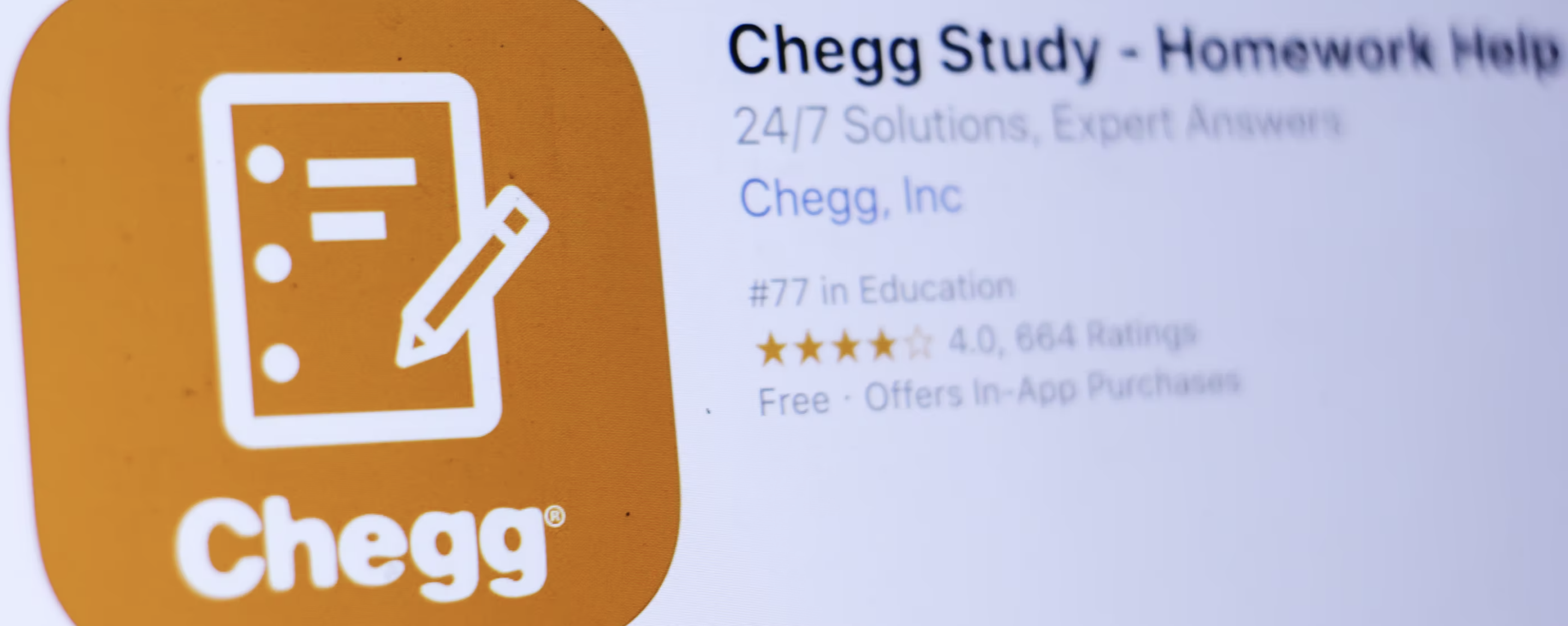 chegg ad
