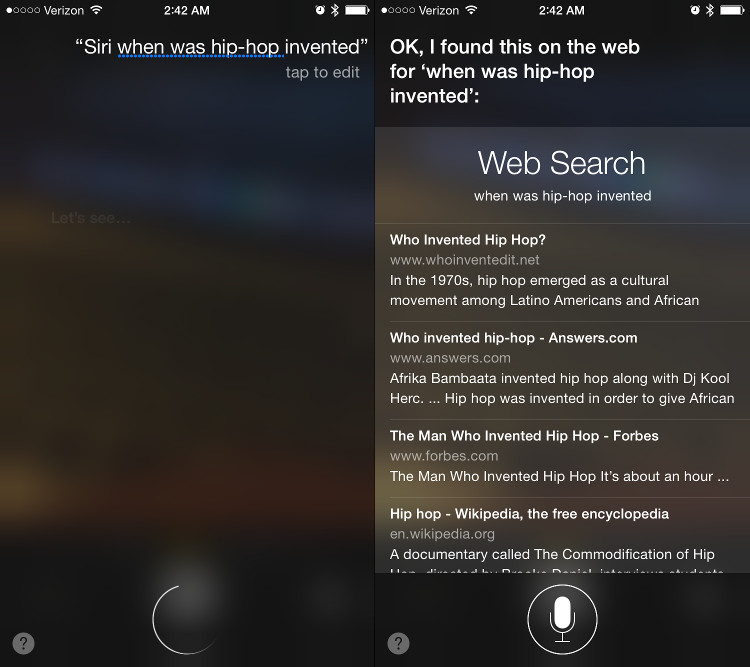 Siri, when was Hip Hop invented?