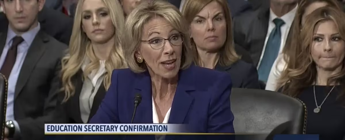 DeVos Confirmed After Clearing Final Senate Hurdle