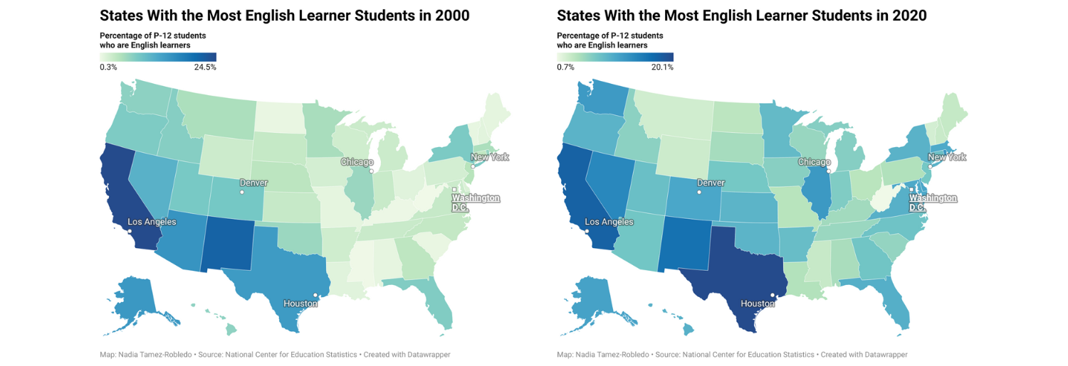 Data visualization by Nadia Tamez-Robledo. Source: National Center for Education Statistics