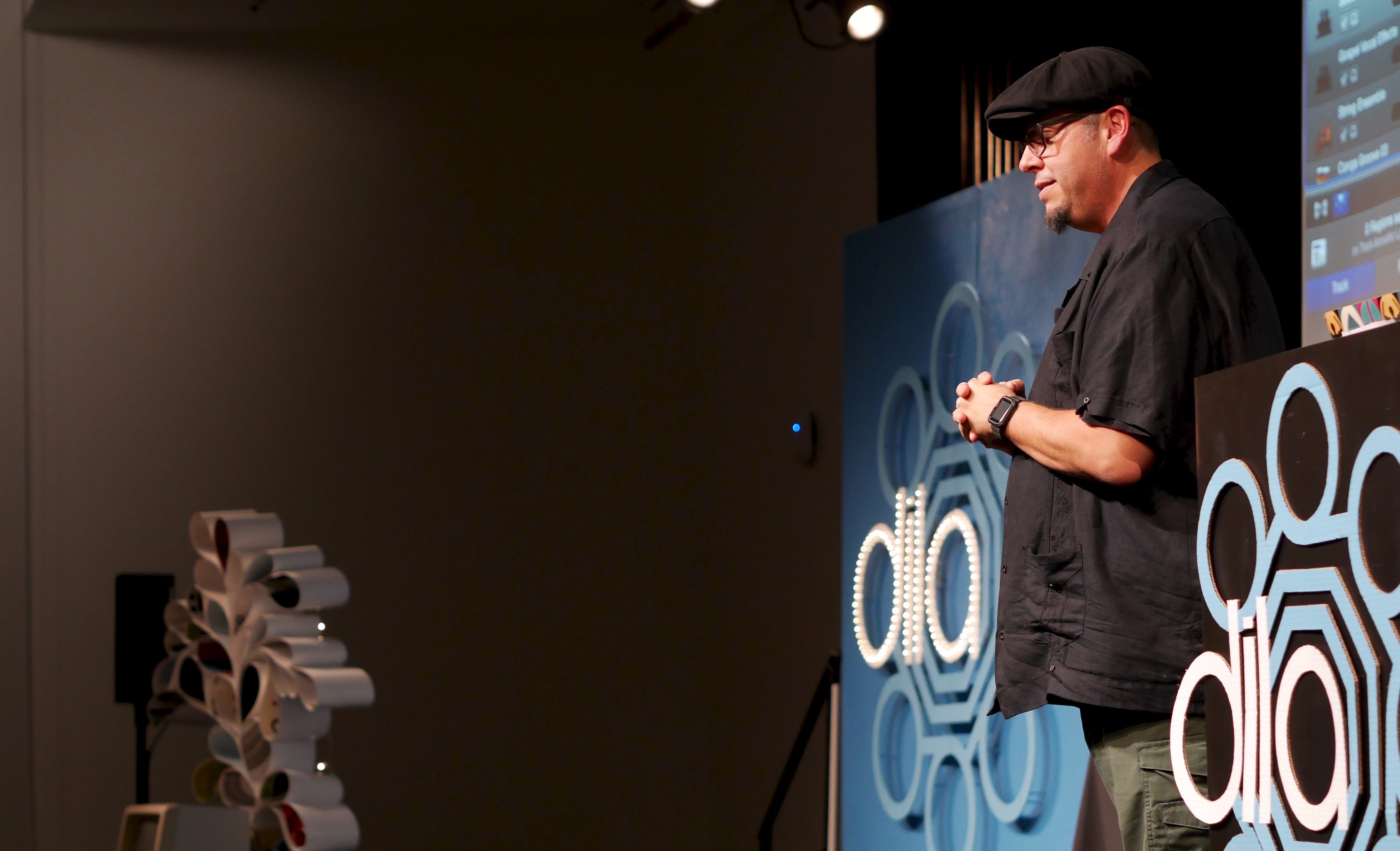 Keynote Marco Torres discusses the power of digital storytelling.
