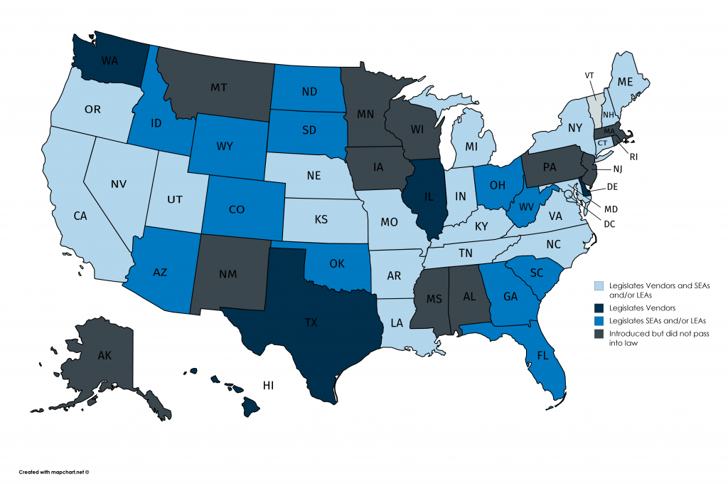 State laws passed 2013-2017, courtesy of FERPA Sherpa