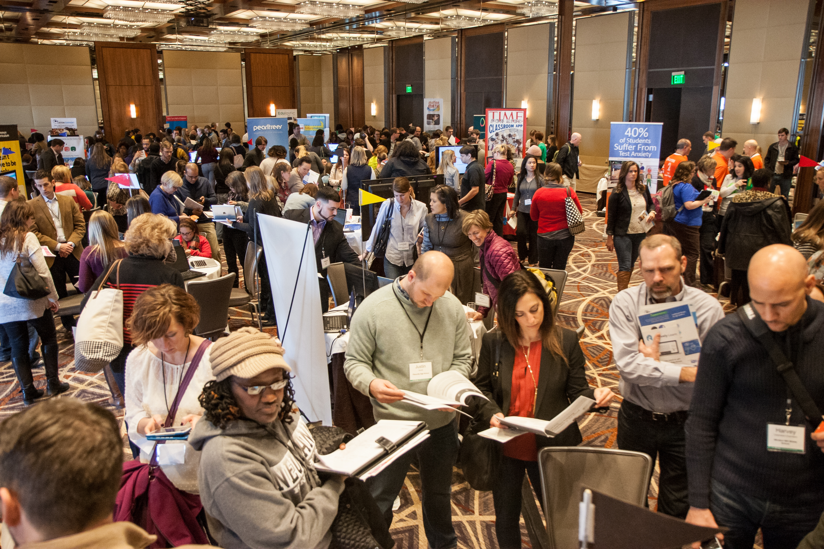 Veni, vidi, vici, Educators came from all over the region.