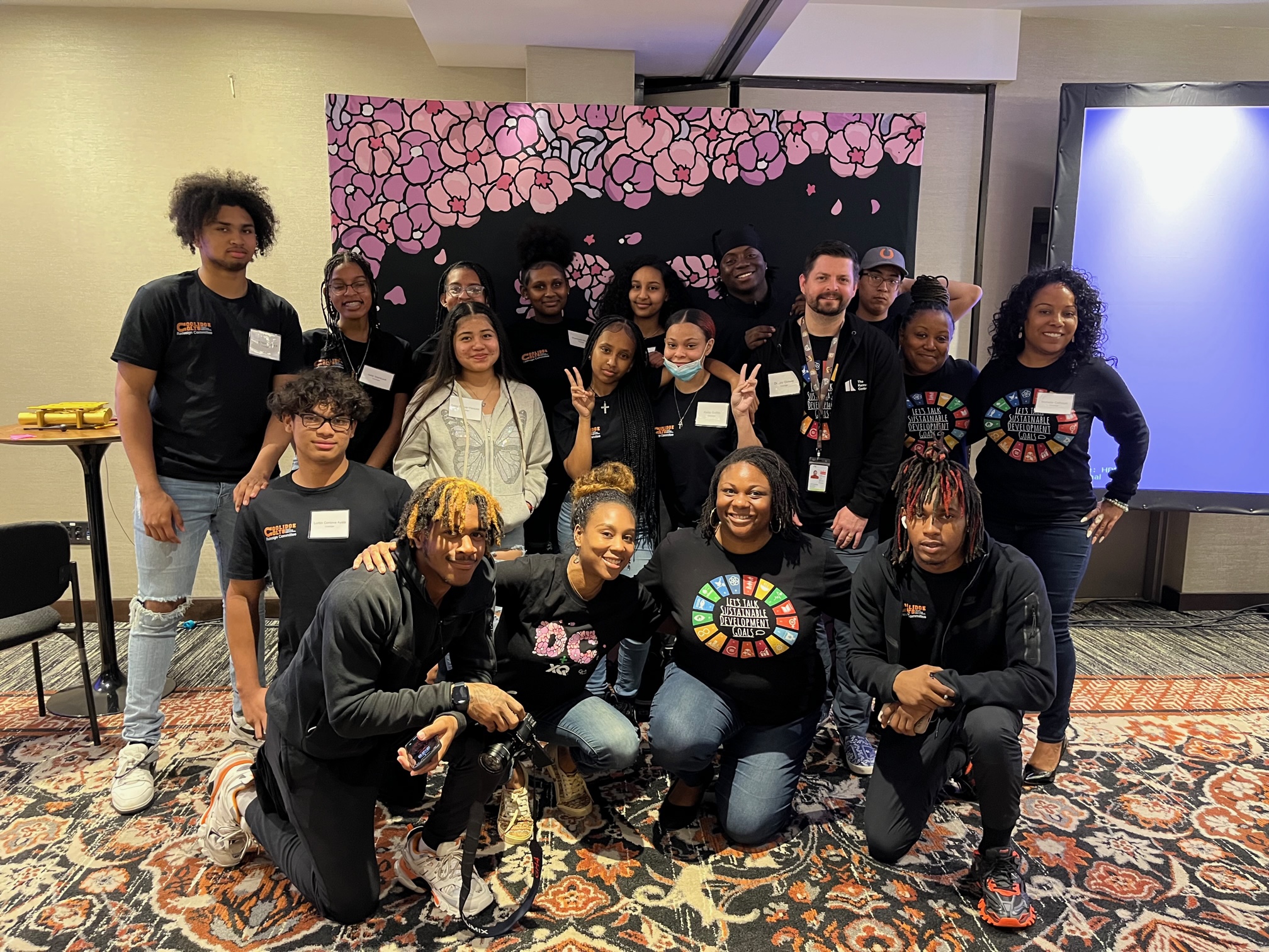 Coolidge students and educators participated at a DC + XQ design event. Photo courtesy of Kira Rowe.